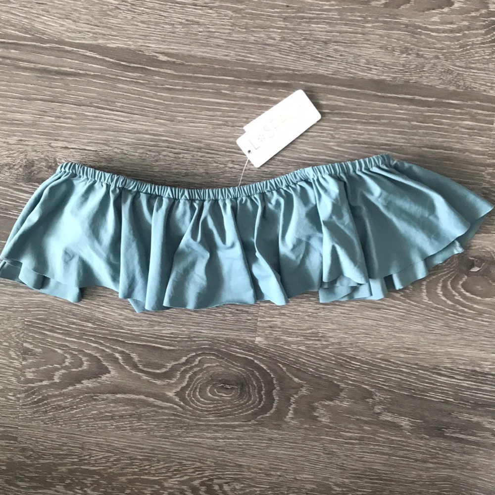 NWT l space “hey girl” bandeau bikini top